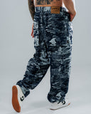 Jeans Baggy Raw Texture