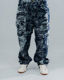 Jeans Baggy Raw Texture