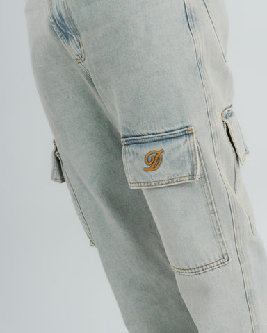 Jeans Baggy Washed Blue
