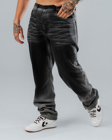 Jeans Regular Fit Washed Black