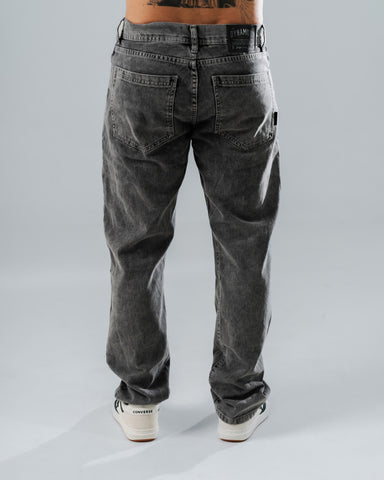 Jeans Regular Lavado Stone Grey