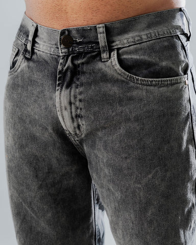 Jeans Regular Lavado Stone Grey