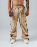 Jogger Para Hombre  Caqui Con Broche Lateral