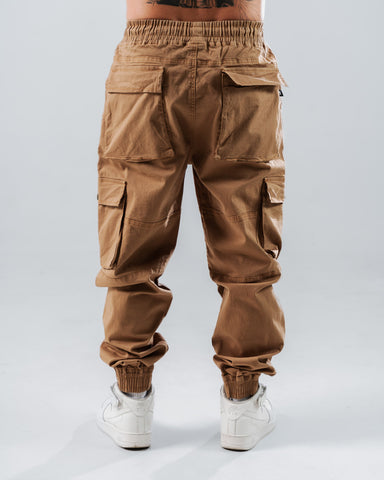 Jogger Para Hombre Cargo Caqui