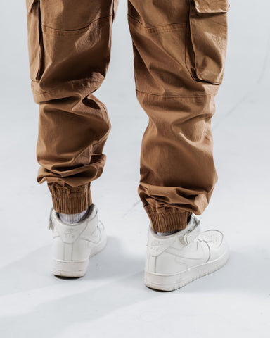 Jogger Para Hombre Cargo Caqui