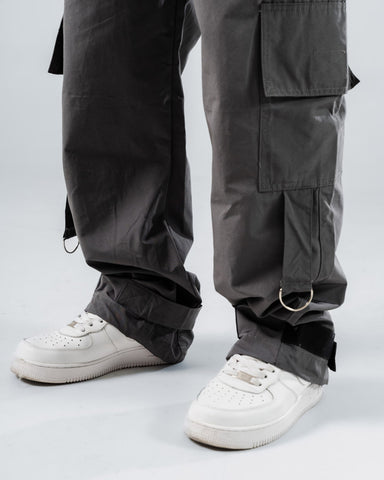 Jogger Para Hombre Cargo Gris Cemento