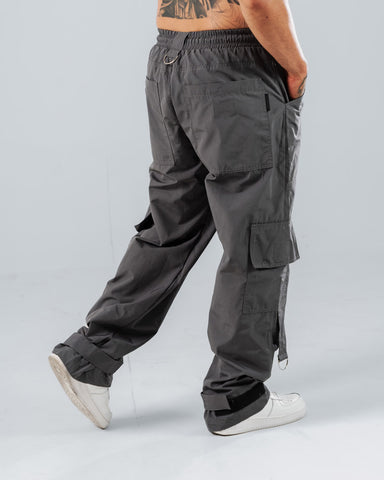 Jogger Para Hombre Cargo Gris Cemento