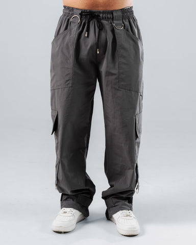 Jogger Para Hombre Cargo Gris Cemento