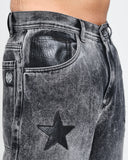 Jean Baggy Street Stars