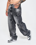 Jean Baggy Street Stars