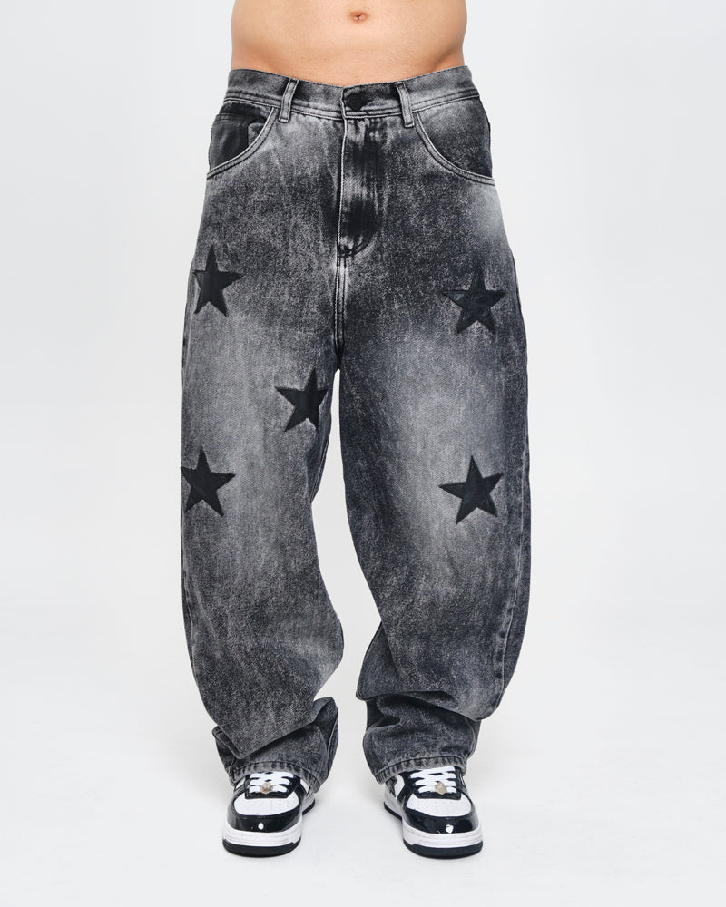 Jean Baggy Street Stars
