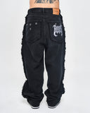 Jean Baggy Outlaw Frayed
