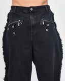 Jean Baggy Outlaw Frayed