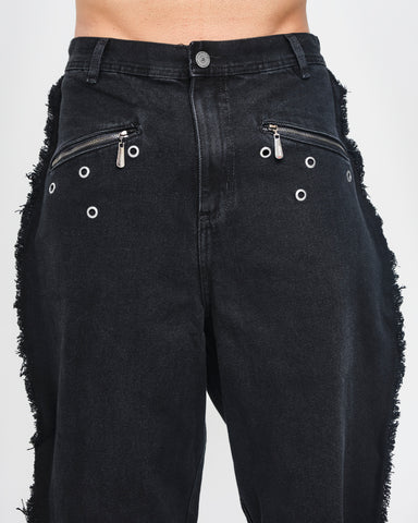 Jean Baggy Outlaw Frayed