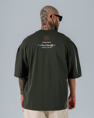 Camiseta Oversize Verde Militar Triumph