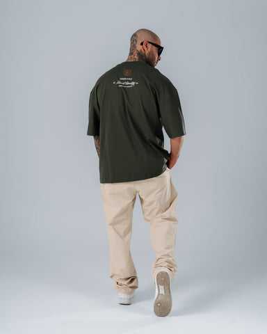 Camiseta Oversize Verde Militar Triumph