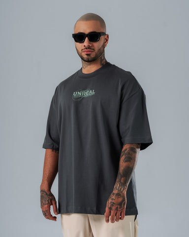 Camiseta Para Hombre Oversize Unreal