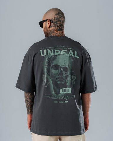 Camiseta Para Hombre Oversize Unreal