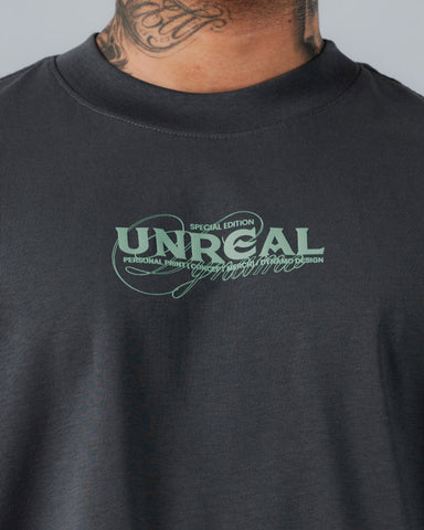 Camiseta Para Hombre Oversize Unreal