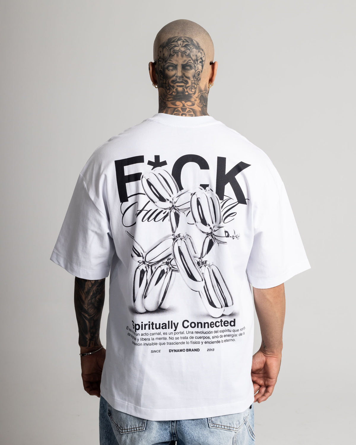 Camiseta Oversize Blanca Chrome Dogs