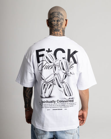 Camiseta Oversize Blanca Chrome Dogs