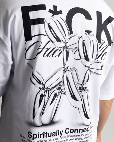 Camiseta Oversize Blanca Chrome Dogs