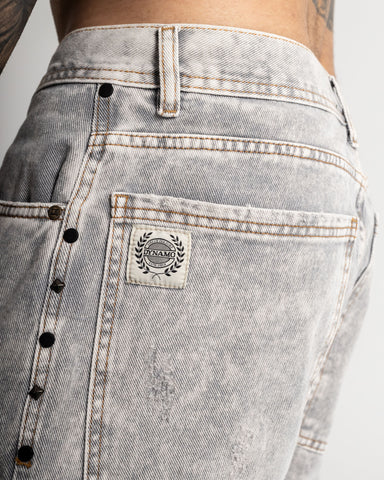 Bermuda Regular Acid Grey