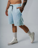 Pantaloneta Acid Wash Drop Sky