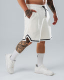 Pantaloneta Para Hombre Regular Crudo Con Cinta