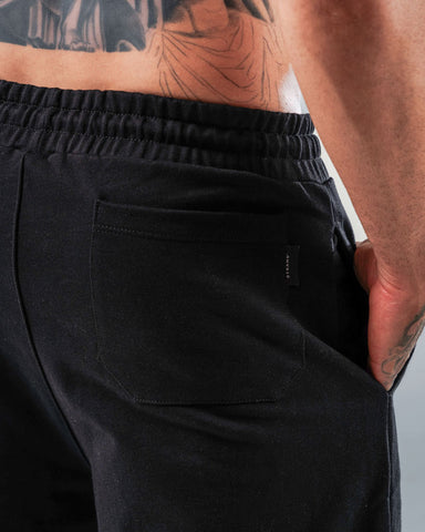 Pantaloneta Para Hombre Regular Negra Angeles