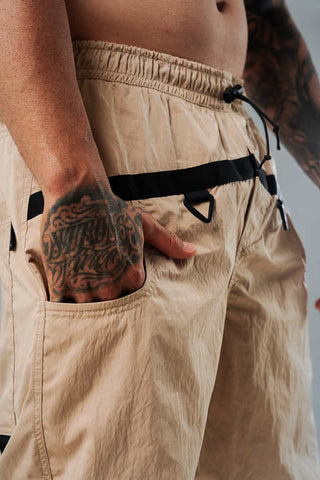 Parachute Cargo Pants - Caqui