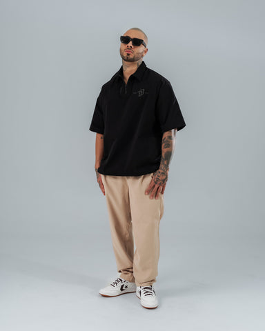 Polo Boxy Fit Shadow Black