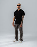 Polo Relaxed Fit Negro