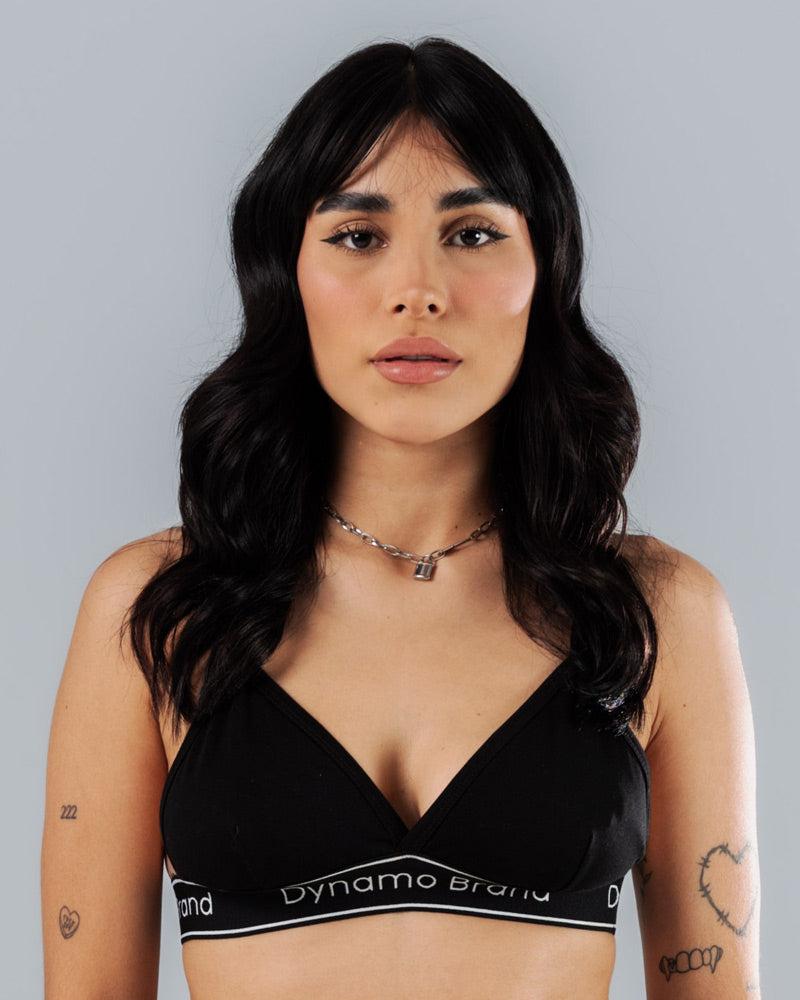 Top Para Mujer Negro Bralette