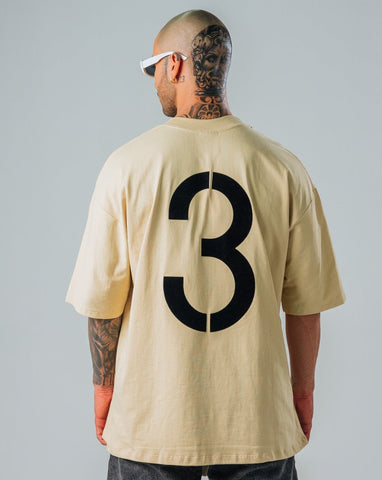 Camiseta Oversize Almendra  Bullsh*t