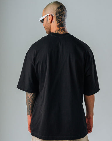 Camiseta Oversize Negro Autter
