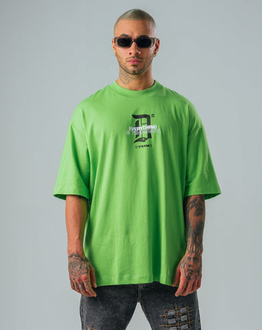 Camiseta Oversize Verde Limon Every