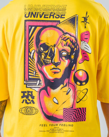 Camiseta Oversize Amarillo Caritas