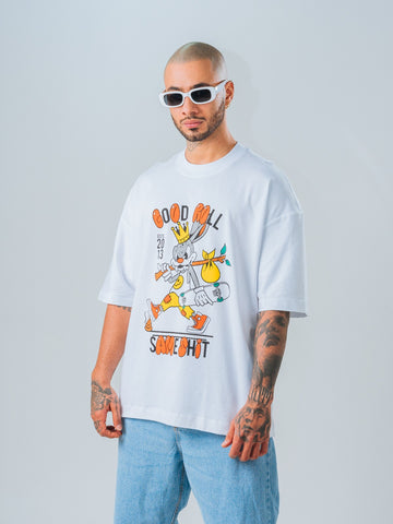Camiseta Oversize Blanca Same