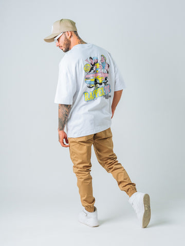 Camiseta Oversize Blanco Tour