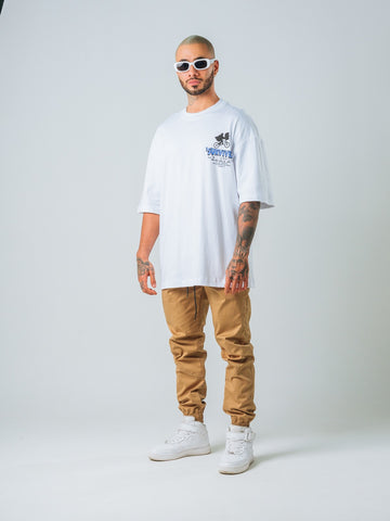 Camiseta Oversize Blanco Survived
