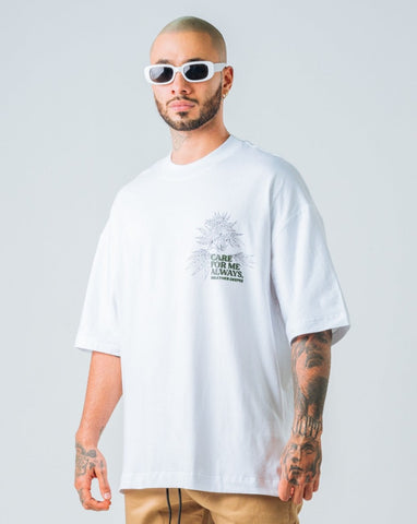 Camiseta Oversize Blanco Care