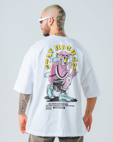 Camiseta Oversize Blanco Phanter