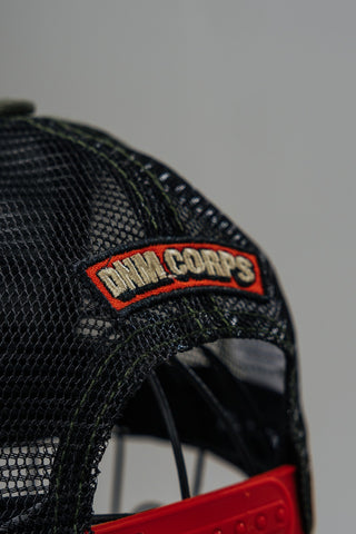 Gorra Beisbolera Verde Olivo Tigre