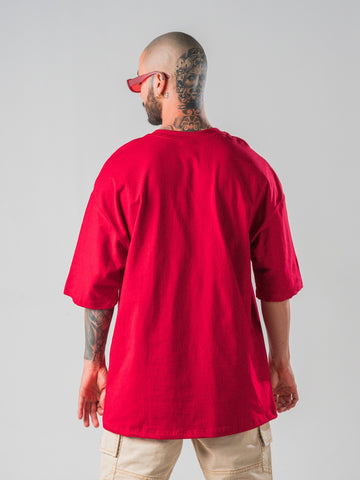 Camiseta Oversize Rojo Wildcats