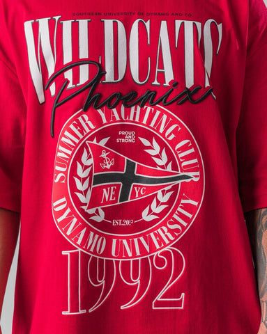Camiseta Oversize Rojo Wildcats