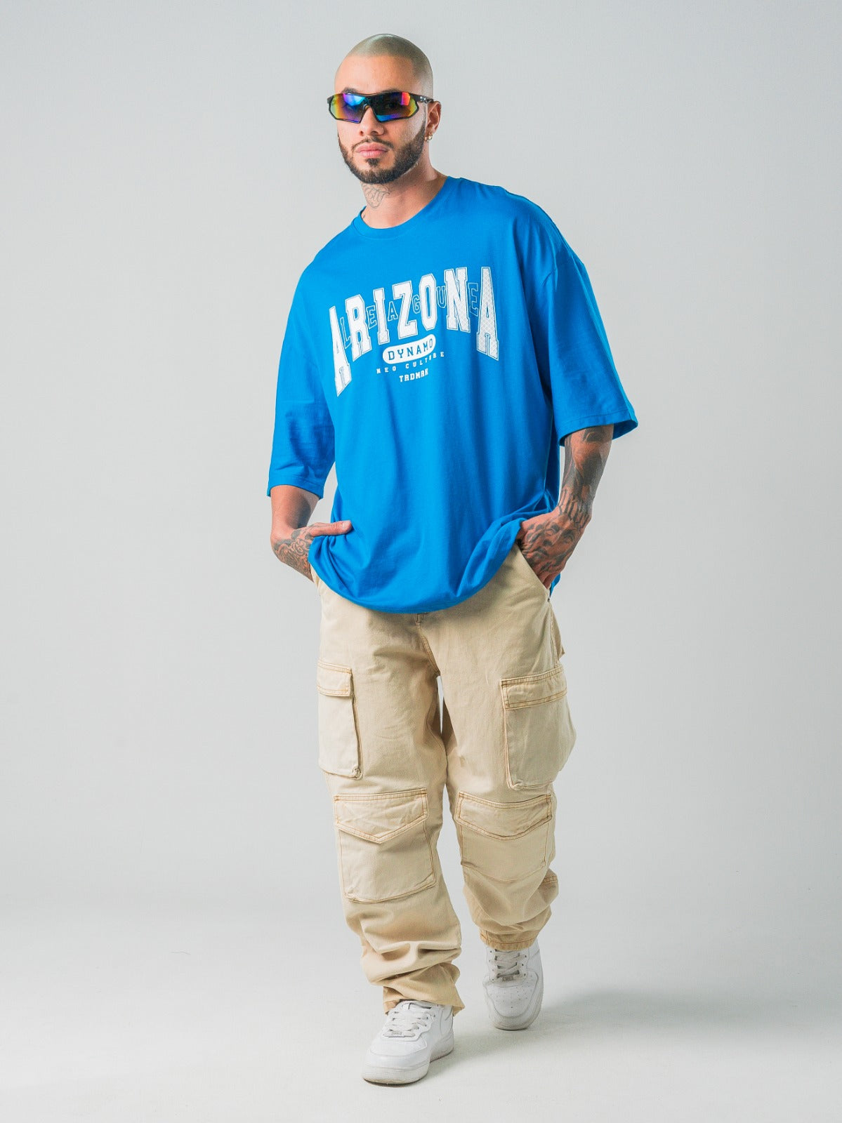 Camiseta Oversize Azul Arizona