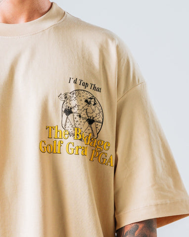 Camiseta Oversize Almendra Golf PGA