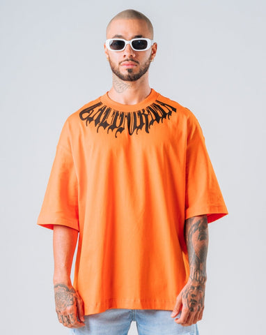 Camiseta Oversize Naranja California