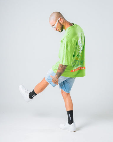 Camiseta Oversize Verde Limon Style